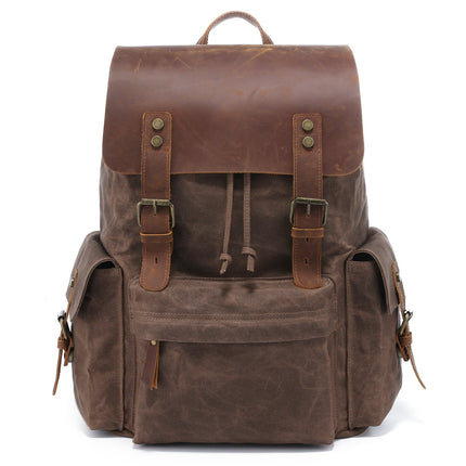 High Quality Fashion Canvas Backpack For Young Men
