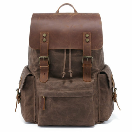 High Quality Fashion Canvas Backpack For Young Men