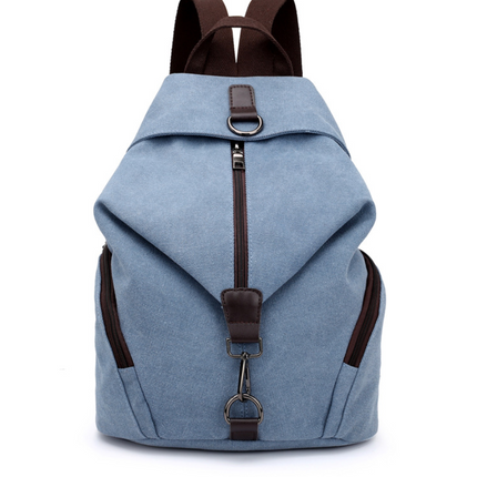 Canvas Fashion Retro Casual College Style Backpack