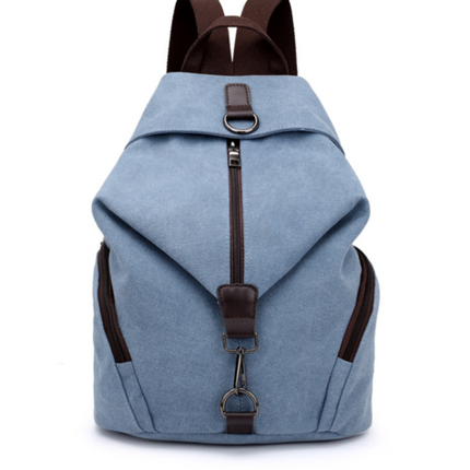 Canvas Fashion Retro Casual College Style Backpack