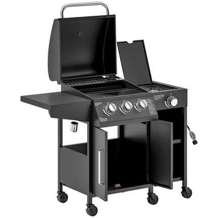 Ultimate Backyard Sizzler: 310 Sq. In. Gas Grill with Side Burner