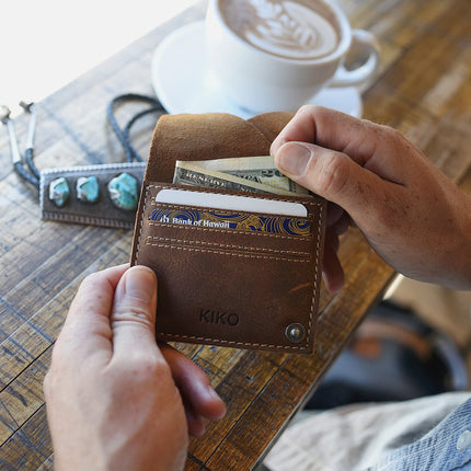 Wing Fold Card Case