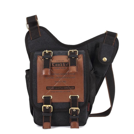 High Quality Canvas Knight Shoulder Bag For Men
