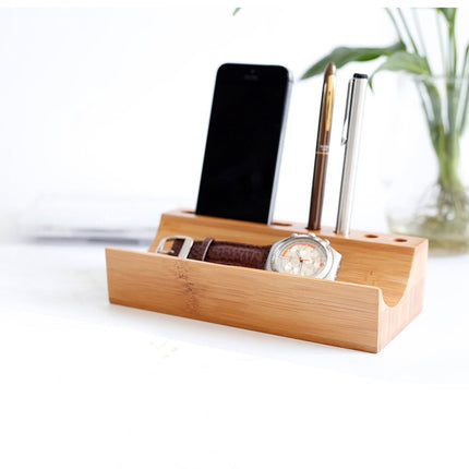 Bamboo Desktop Valet