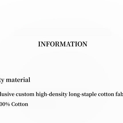 "May Time" luxury brand same version 3D long-staple cotton slightly