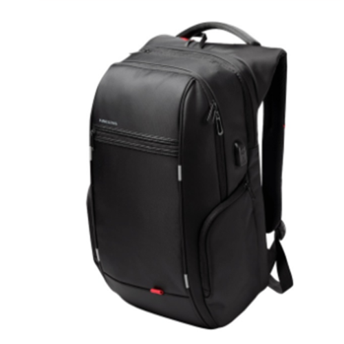 Pure Color Large Laptop Backpack With Usb Charging Port