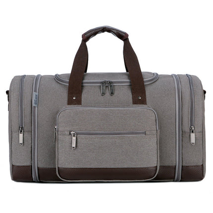 Men's Large Capacity Canvas Luggage Sports Gym Bag