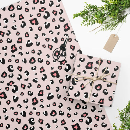 Pink Leopard Wrapping Paper