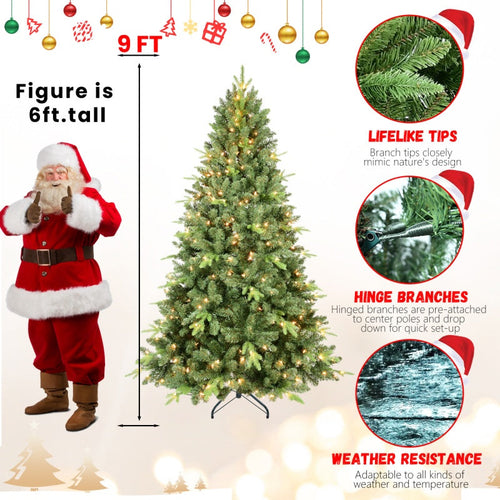 PE, PVC Christmas Tree, Green