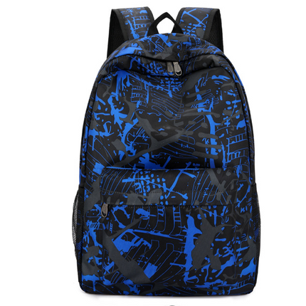 High Quality Blue Casual Backpack For Men