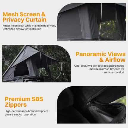 Roof Top Tent Hardshell Rooftop Tent For Van SUV Truck Car Overland