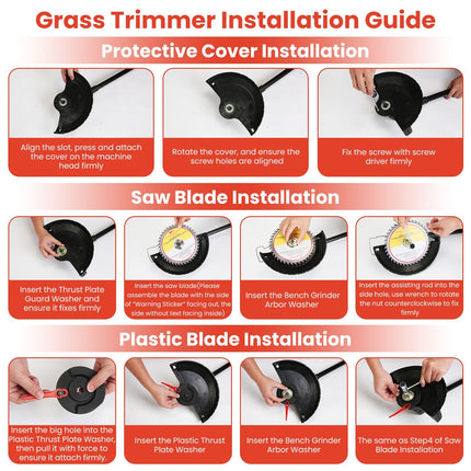 1Set 3-in-1 Cordless Electric Pole Saw Mini Chainsaw Grass Trimmer Kit
