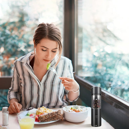 Electric Salt And Pepper Grinder Automatic Gravity Sensor Battery