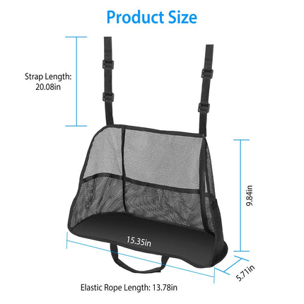 1Pc Car Net Pocket Handbag Holder Car Storage Netting Pouch Seat Side