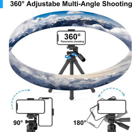 Portable And Adjustable Flexible Phone Tripods Camera Stand Holder