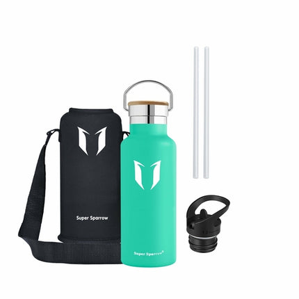 Insulated Stainless Steel Water Bottle, 17OZ / 500ML