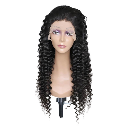 13x1x4 Loose Deep Wave 13x1x6 T part Lace Transparent Human Hair Wigs