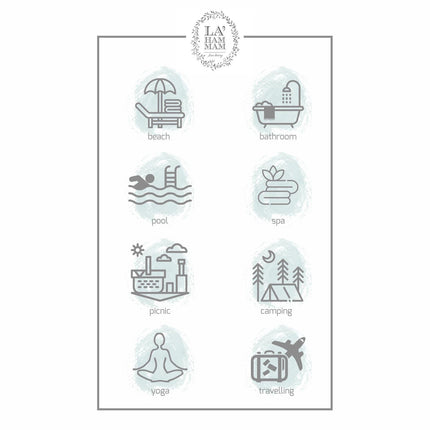 Hammam Peshtemal Pure Cotton Beach Towel