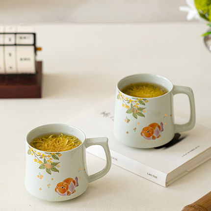 Goldfish Ceramic Mug Series — Gentle Moments, Flowing Warmth