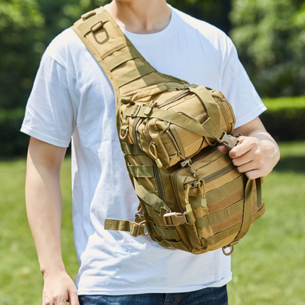 JupiterGear Tactical Military Sling Backpack 15L Shoulder Bag Molle