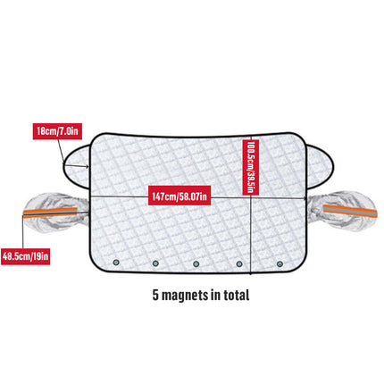 Universal Car Windshield Snow Cover Magnetic Winter Ice Frost Guard