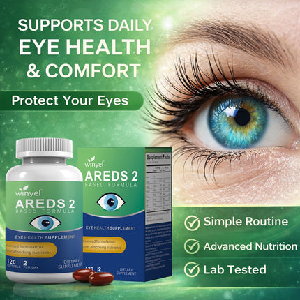 AREDS 2 Eye Vitamin And Mineral Supplement, Containing Lutein, Vitamin
