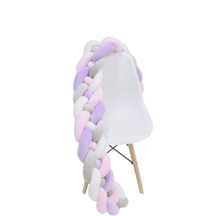 1m 2m Knot Nursery Weaving Plush Knot Decor Pillow