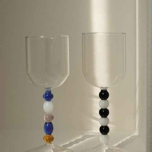 Set of 2 Pcs Gemstone Bordeaux Wine Glasses Set ( $24.9 each ) -