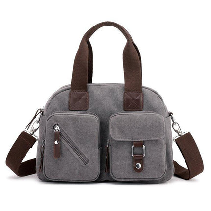High Quality Canvas Simple Canvas Messenger Bag For Ladies
