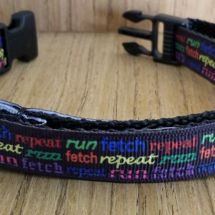 Collar/ Small/ Run Fetch Repeat