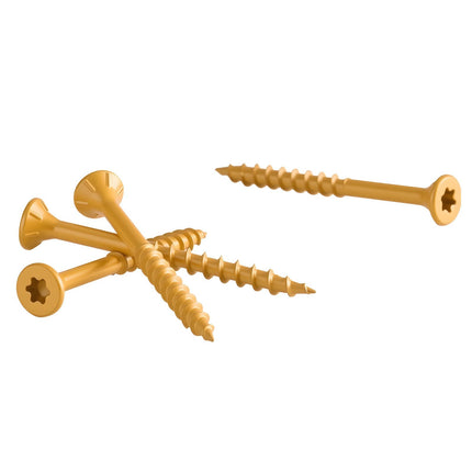 Wood Screws Anti-Rust 2-Inch Outdoor Deck Screws 350PCS T25 Torx Star