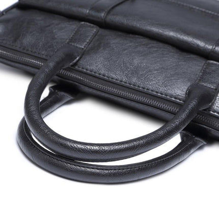Korean Style Black Travel Laptop Briefcase For Men