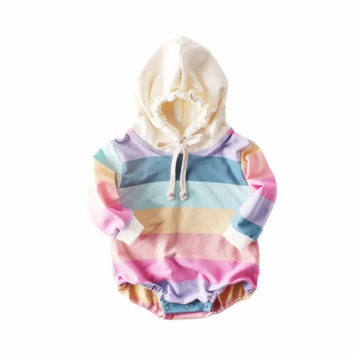 Baby Girls Boys Rainbow Rompers Wholesale 211116338
