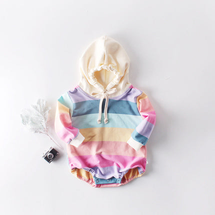 Baby Girls Boys Rainbow Rompers Wholesale 211116338