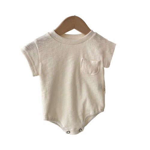 Baby Unisex Solid Color Rompers Wholesale 220531138