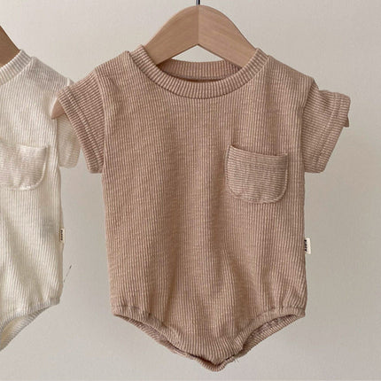 Baby Unisex Solid Color Rompers Wholesale 220531138
