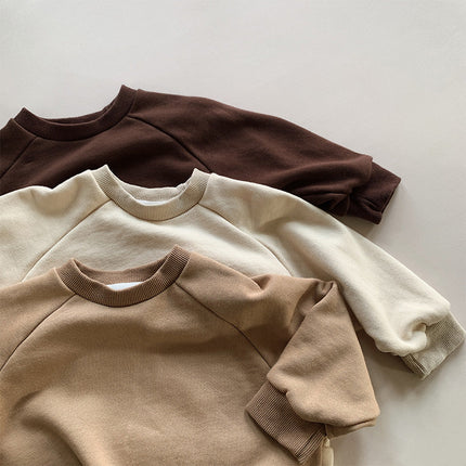 Baby Kid Unisex Solid Color Hoodies Swearshirts Wholesale 220909252