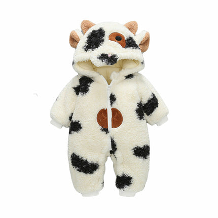 Baby Kid Unisex Animals Cow Jumpsuits Wholesale 221011384