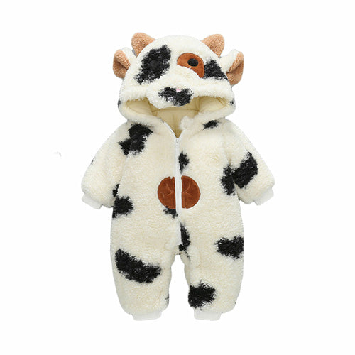 Baby Kid Unisex Animals Cow Jumpsuits Wholesale 221011384