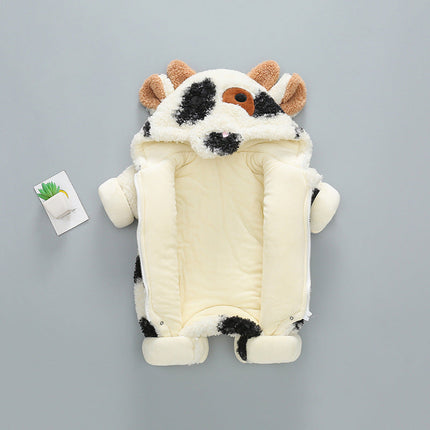 Baby Kid Unisex Animals Cow Jumpsuits Wholesale 221011384