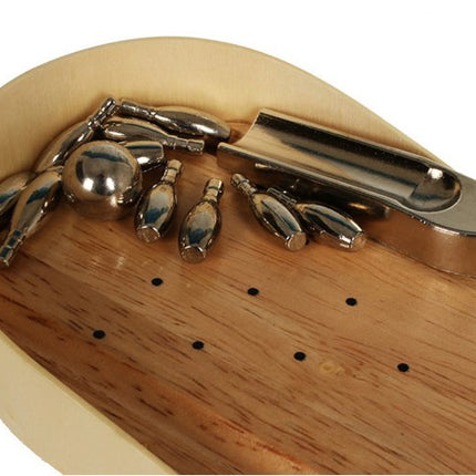 Desktop Wooden Bowling Alley