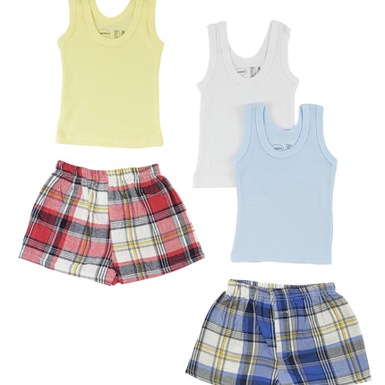 Boys Tank Tops and Boxer Shorts