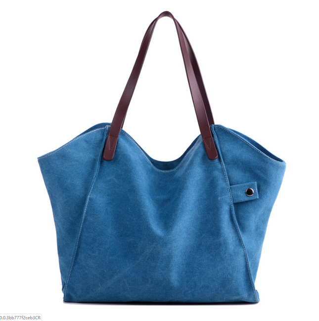 Large-capacity Canvas Shoulder Bag For Women