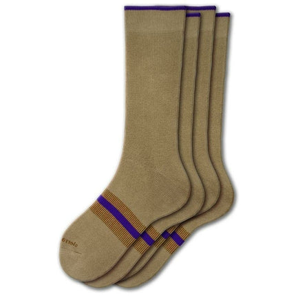 Men's Performance Cushioned Arch Support Cotton 2 Pr. Crew Socks in