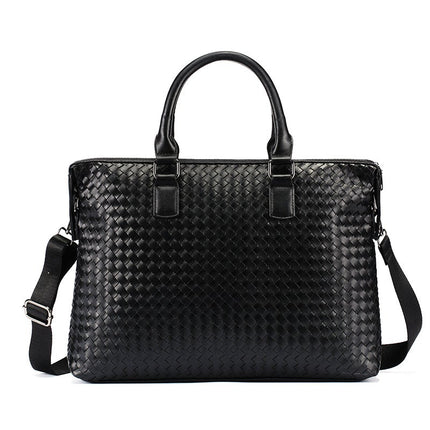 Men's High Quality Leather Large Briefcase
