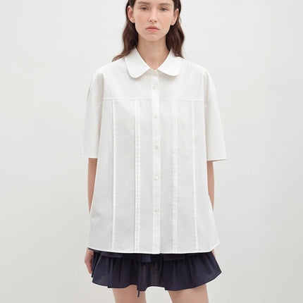 "Sea Salt & Sugar" cotton short-sleeved shirt