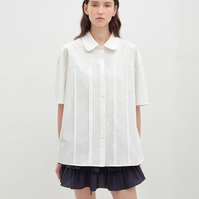 "Sea Salt & Sugar" cotton short-sleeved shirt
