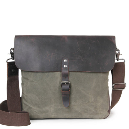 Casual Retro Wax Cloth Canvas Messenger Bag