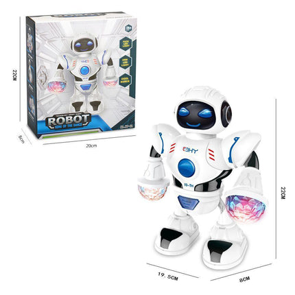 High Quality White Electric Dancing Robot