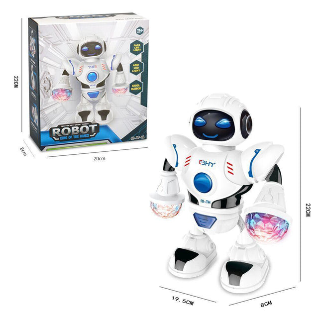 High Quality White Electric Dancing Robot